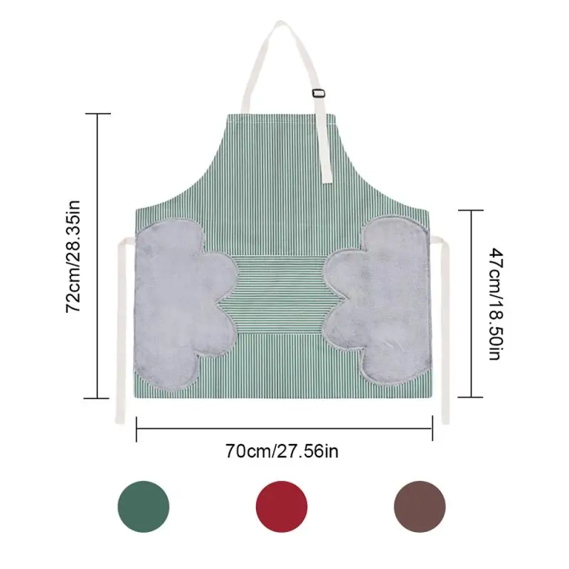 Home Cooking Apron Fashion oil-proof Waterproof Lady Women Men Adjustable High-grade Kitchen Apron For Cooking Baking Restaurant