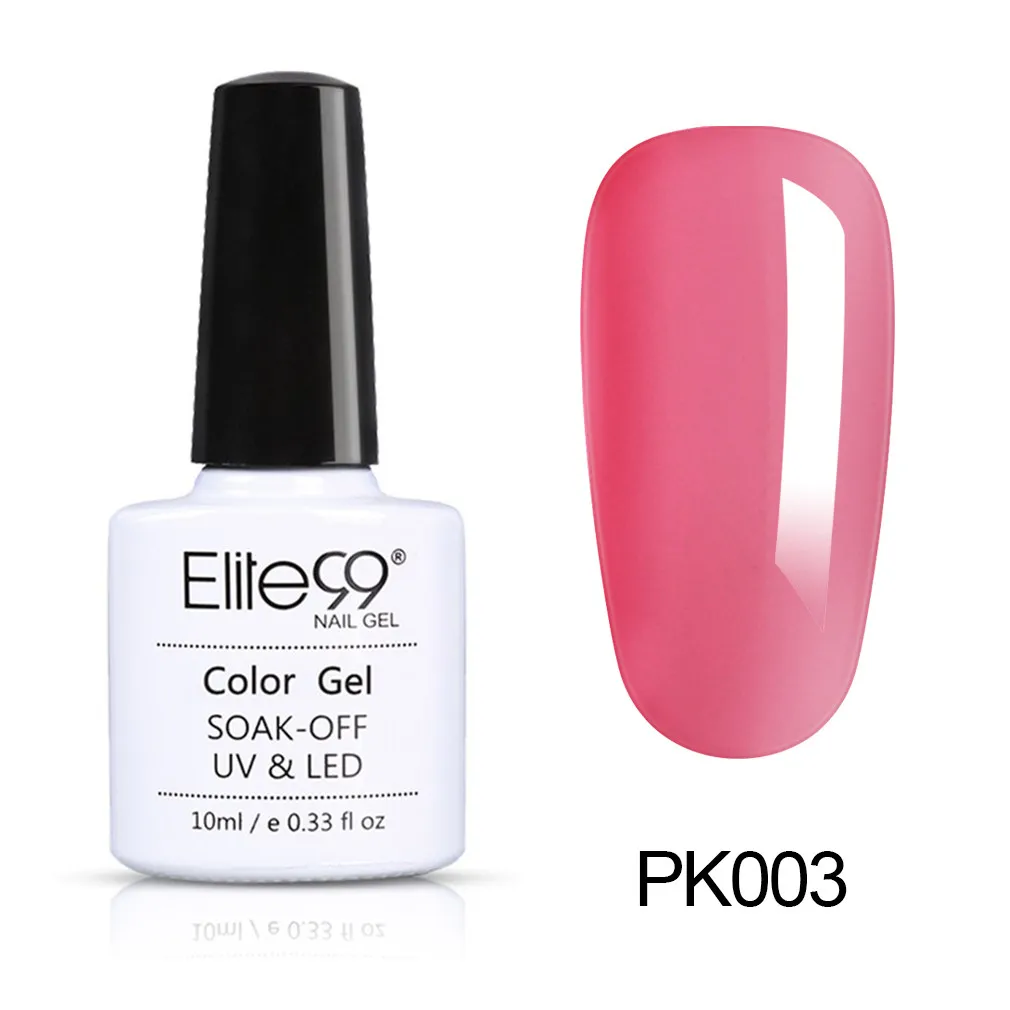 PK003 Elite99 сырный песочный гель для ногтей с молочной цветной гелевой краской Полупостоянный Гель-лак для ногтей маникюр геллак верхнее покрытие гибрид - Цвет: PK003