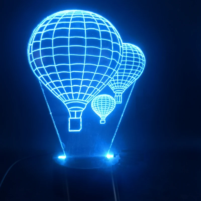 3D лампа с воздушным шаром Bluetooth динамик базовая атмосфера изменение цвета