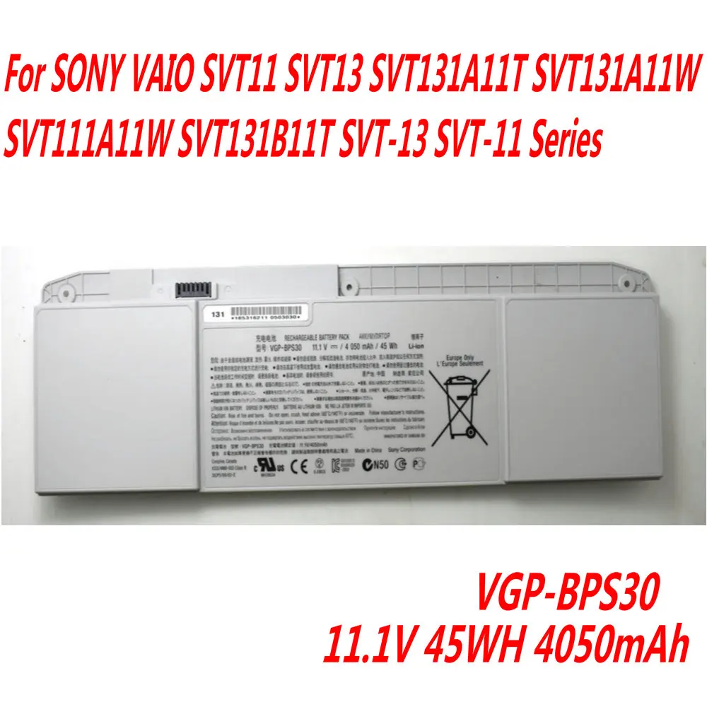 Аккумулятор для ноутбука SONY VAIO SVT11 SVT13 SVT131A11T SVT131A11W SVT111A11W svt11w SVT131B11T | Компьютеры и