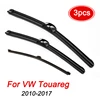 MIDOON Windscreen Wiper Blades Set For VW Touareg 2010 2011 2012 2013 2014 2015 2016 2017 Front Rear Wipers For Porsche Cayenne 1