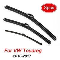 MIDOON Windscreen Wiper Blades Set For VW Touareg 2010 2011 2012 2013 2014 2015 2016 2017 Front Rear Wipers For Porsche Cayenne 1