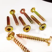 Жесткая плоская Шестигранная розетка саморез Шестигранная Отвертка винты для жесткой мебели Шестигранная розетка саморез