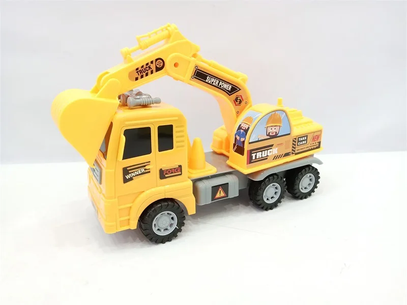 

Model Excavator Inertia Engineering Vehicle Small Toy Children Excavator Model Toy Car Stall Supply of Goods