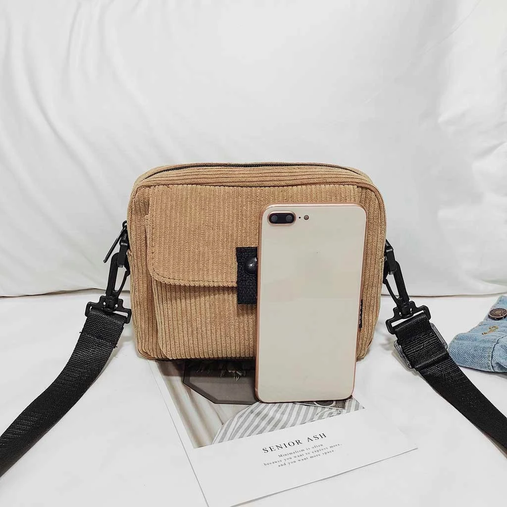 Aelicy Messenger Package New Fashion Women Corduroy Female Bag Female Phone Bag Shoulder Bag For Ladies Bolso Mujer 1025