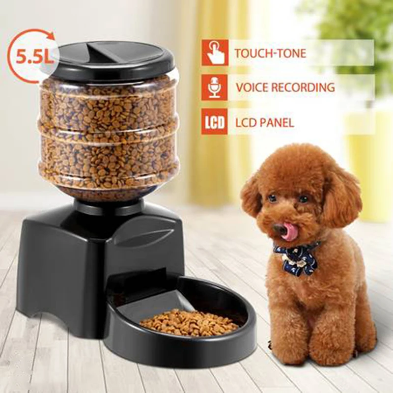 

PET INTELLIGENT AUTOMATIC FEEDER FEEDER FEEDER CAT and dog timed ration feeder pet feeder