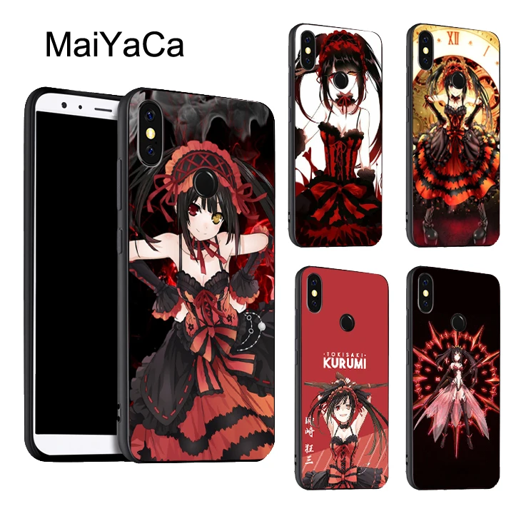 

MaiYaCa Kurumi Tokisaki Date A Live Case For Xiaomi Redmi Note 7 5 Pro 5A 6A 4X S2 Mi 8 9 SE 6 6X A2 Max 3 Mix 2 2S Cover