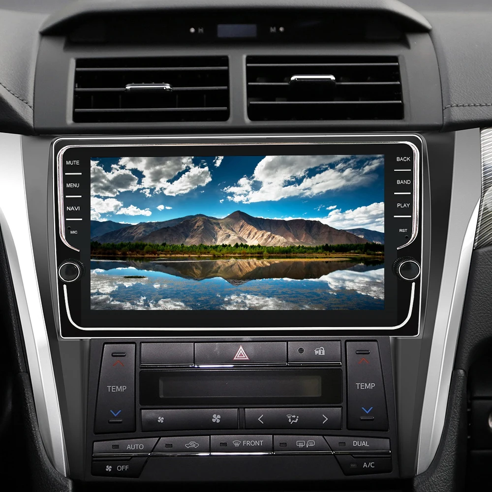 Eunavi android 9,0 Автомобильный gps мультимедийный плеер для Toyota Camry 2012- навигация Радио Видео Аудио 4G+ 64G wifi сенсорный экран bt