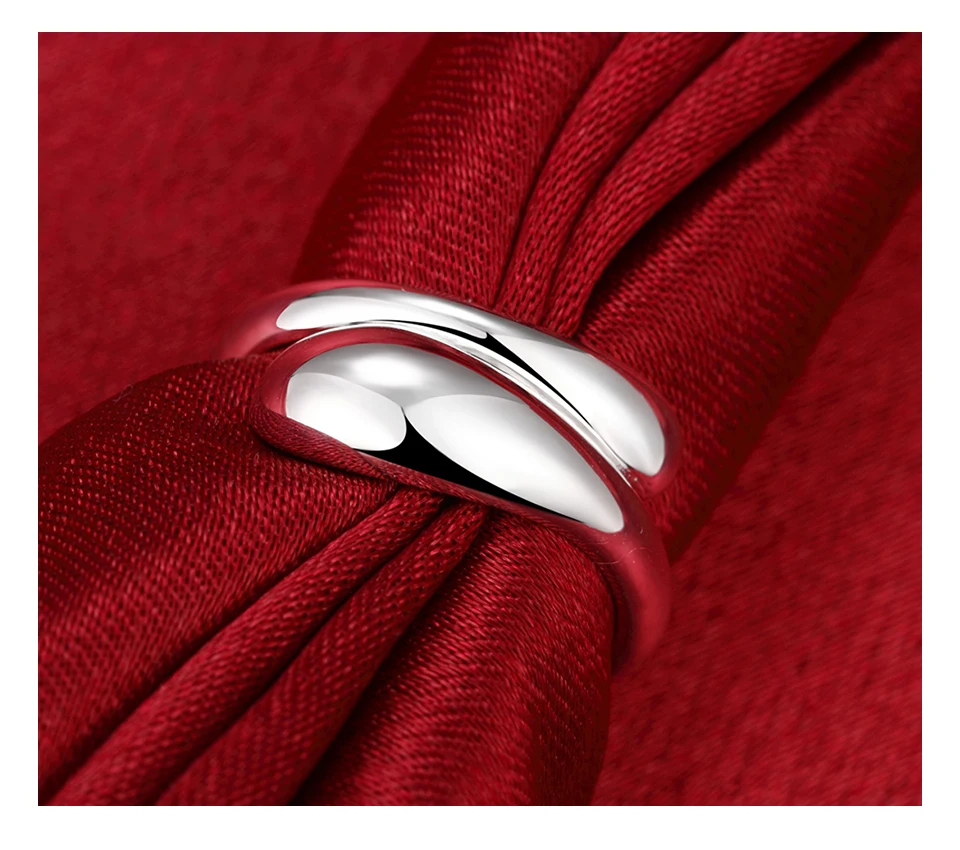 INALIS изящные модные регулируемые Медные Плоские посеребренные кольца для женщин и девушек женские ювелирные изделия для вечеринки