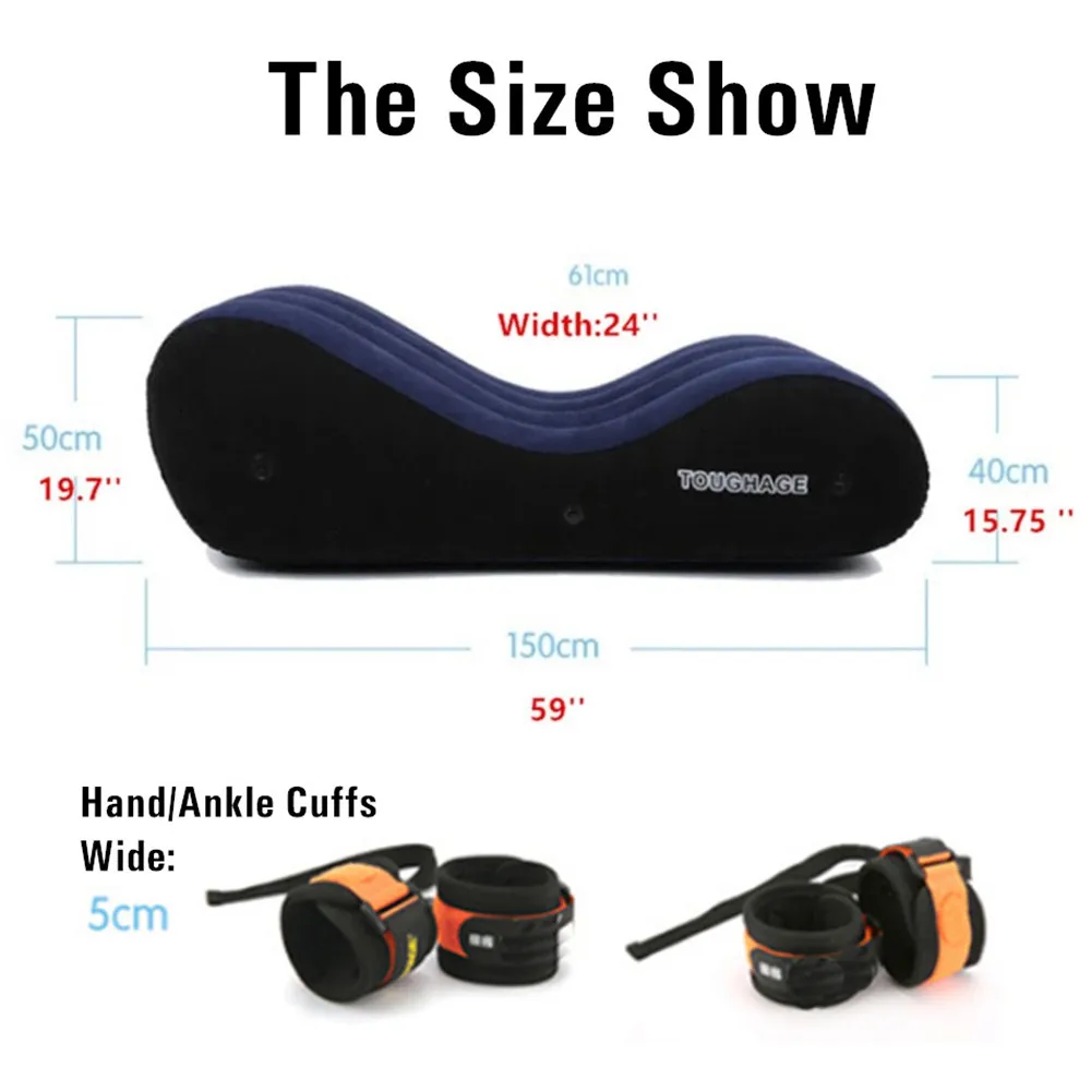 Inflatable Sex Furniture Erotic Sofa Living Room Bed Love Chairs Cushion Handcuffs Ankle Cuffs Sex Toys For Couples Adult Games
