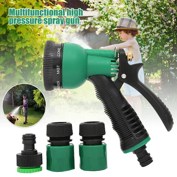 

Adjustable Watering Multifunction Water Spray Nozzle Kit with 7 Patterns for Watering Plants Washing Cars DC112
