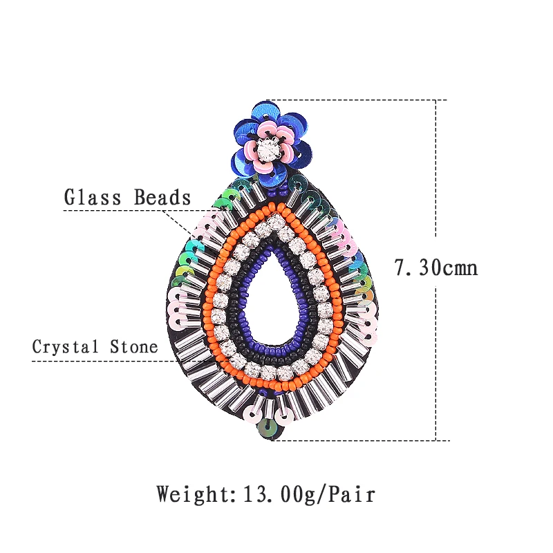 Bohe drop earrings for women stud earrings fashion Jewelry boho women oorbellen Size