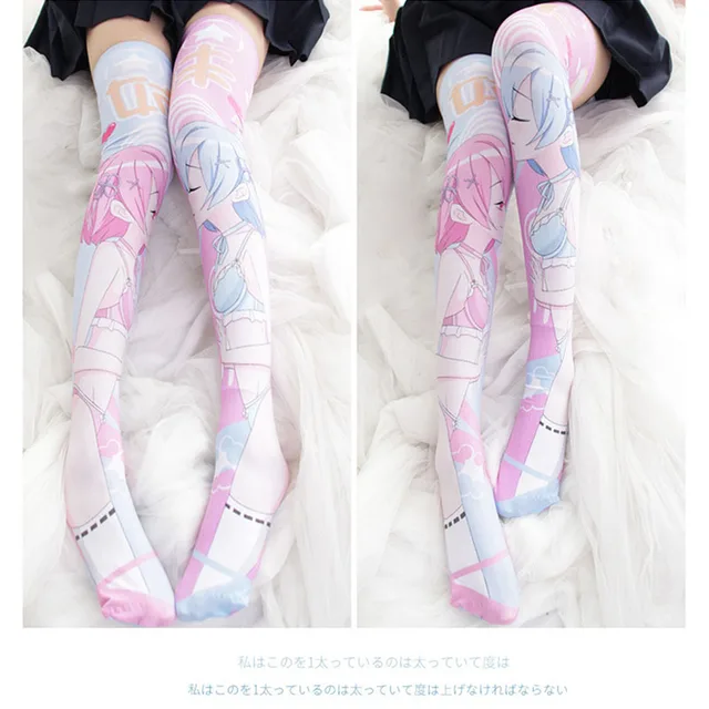 Japanese Re: Zero Rem Ram Lolita Stockings 3