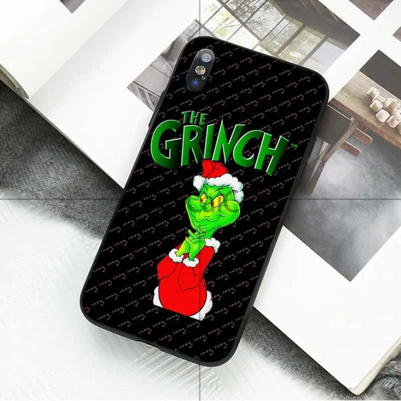 Ruicaica How the Grinch Stole Рождественский мягкий чехол для телефона для Apple iPhone 8 7 6 6S Plus X XS MAX 5 5S SE XR 11 11pro max