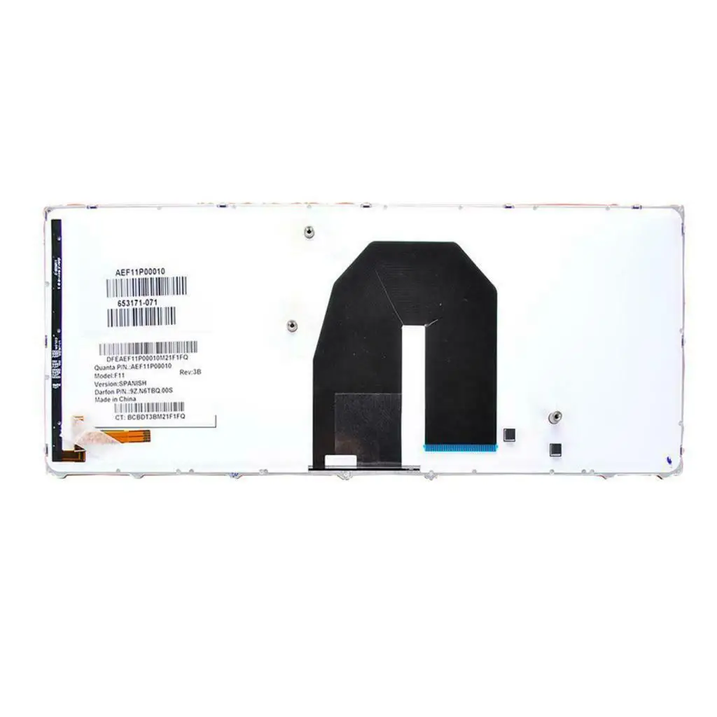 Испанская клавиатура SP для ноутбука hp Probook 5330 5330M с подсветкой