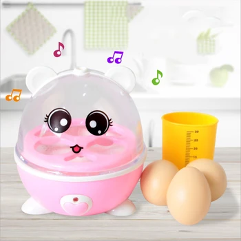 

2019 New Arrival Play House Toy Kitchen Toy Set Simulation Lovely Electric Egg Steamer With Lights Music Cookhouse Set