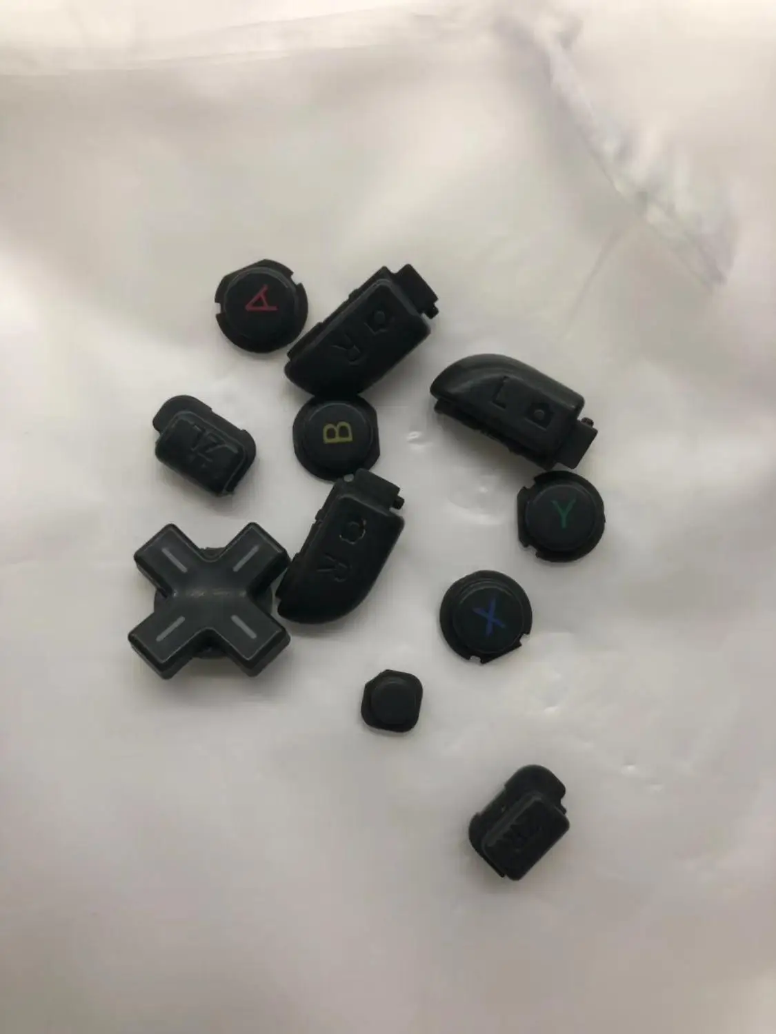 Original For Nintendo New 3DS XL LL Black R &amp L ZR ZL Button Parts D Pad ABXY Home Power Buttons Set 3DSXL 3DSLL | Электроника