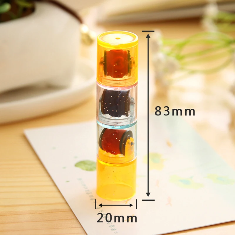 3 in 1 Assorted Stampers Roller Seal Toy Hearts Stars DIY Scrapbooking Painting Photo Album Decor for Children Kids Girls Gifts