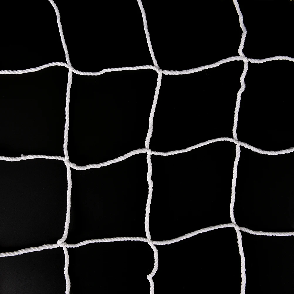 1 Pc Full Size Soccer Football Goal Post Net For Outdoor Sports Training Match Polypropylene Material Overlock-Edge Flexible