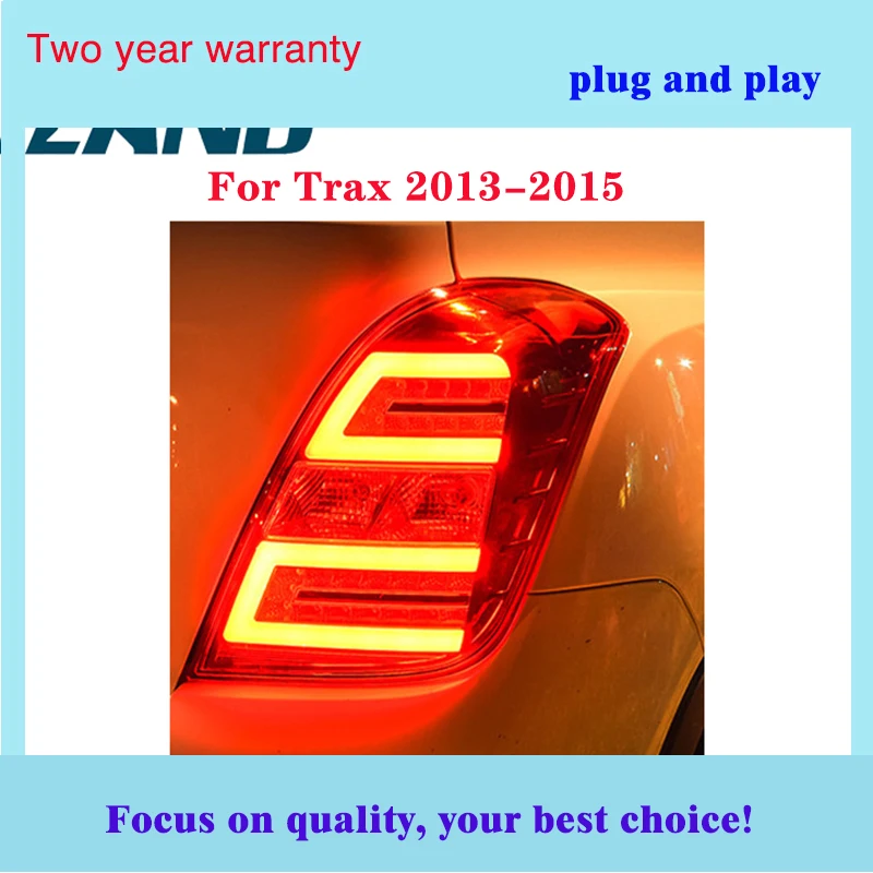 Автомобильный стильный задний фонарь для Chevrolet Trax, задний светильник 2013, светодиодный задний светильник Trax с DRL+ Реверс+ тормозной дизайн, задний светильник s
