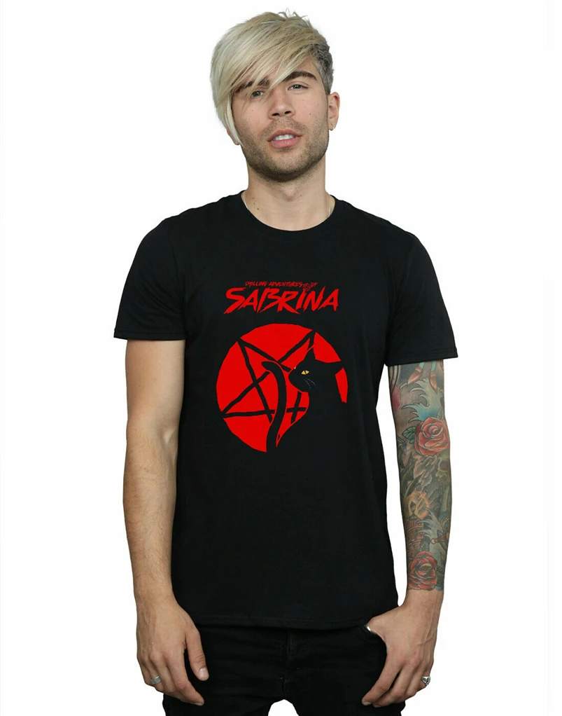 Леденящие Приключения Сабрины Men'S Salem пентаграмма футболка подростковый