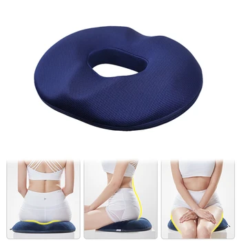

Seat Cushion Relief Spine Lumbar Hip Relax Orthopedic Memory Foam Pad Buffer for Office Home Chair Sofa Car Seat Slow Rebound
