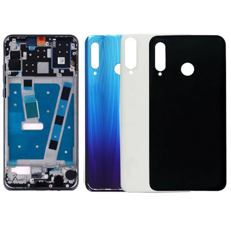 Замена для huawei p30 lite/nova 4E средняя рамка Передняя ЖК-Крышка корпуса панель шасси Лицевая панель+ задняя крышка батареи