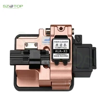 

High Precision Fiber Cleaver AUA-X3 FTTH Cable Fiber Optic Cutting Knife Tools Cutter Three-in-one clamp slot 24 Surface Blade