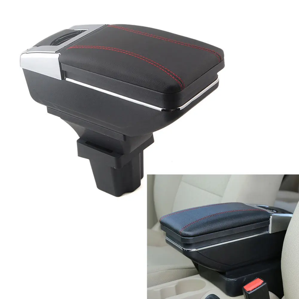 

For Chevrolet Trax Tracker 2013-2017 Car Armrest Arm Rest Rotatable Storage Box Case