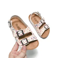 Kid's New Style Cork Sole Anti-slip Casual Kid's Shoes Size Children's Slippers Girls Boys Sandals Summer New 2021 2