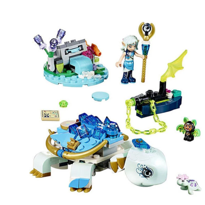Goedkoop 41191 230 Pcs Legoinglys Elfen Serie De Naida De Water Schildpad Ambush Model Bouwsteen Baksteen Speelgoed Voor Kinderen 30015