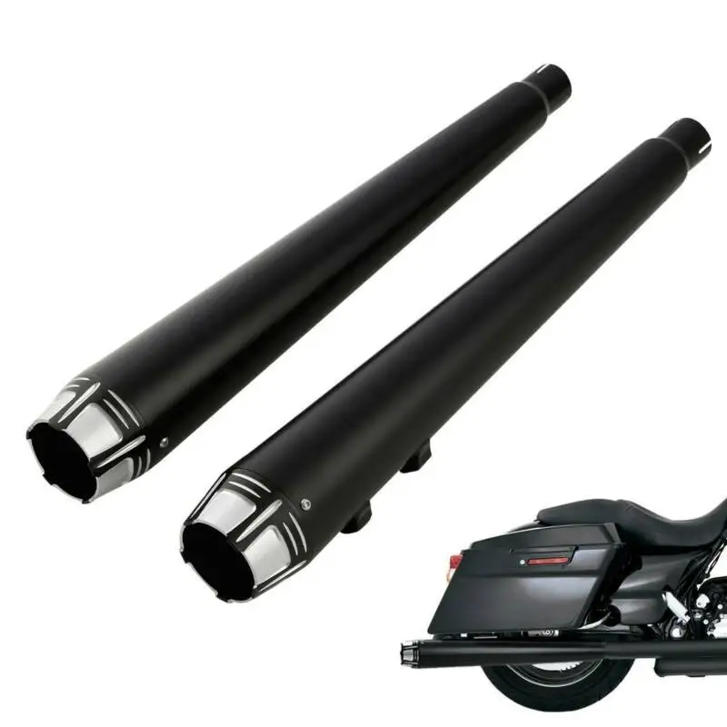 Motorcycle Megaphone Slip-On Mufflers Dual Exhaust For Harley Touring Road Glide Road King Electra Glide 1995-2016 Motorcycle Megaphone Slip-On Mufflers Dual Exhaust For Harley Touring Road Glide Road King Electra Glide 1995-2016
