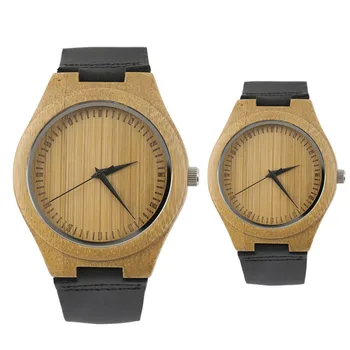 

OUTAD Unique Vintage Wooden Dial Watch Quartz Watches Men Women Couple Wrist Black Pointer Valentine's Day Gifts For relogio New