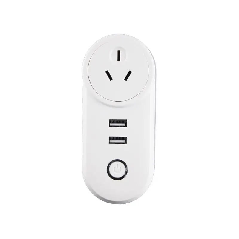 Настенная розетка ZigBee 3,0 умная розетка с 2 usb-интерфейсом Дистанционное Голосовое управление с SmartThings Wink Echo Plus и большинством Zigbee Hub