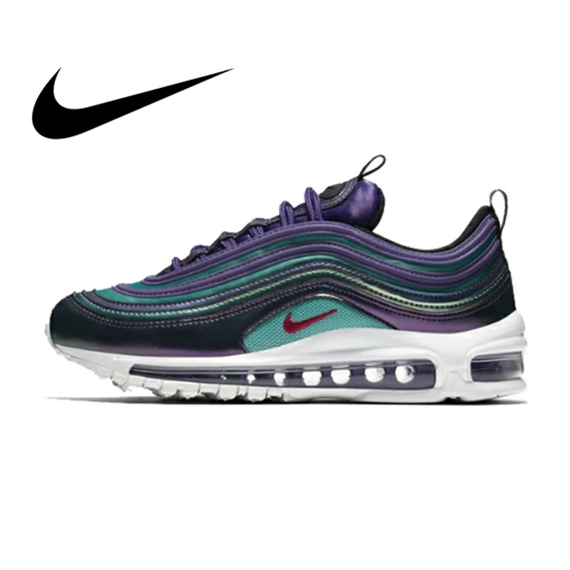 Nike Air Max 97 оригинальная женская обувь для бега амортизационные уличные кроссовки модная спортивная Дизайнерская обувь AV3181-500