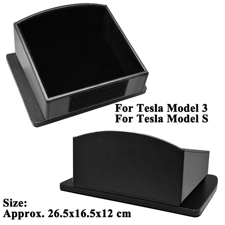 1 шт. SEEYULE ящик для хранения спинки сиденья автомобиля Органайзер сумка кожаный контейнер аксессуары для Tesla модель X модель S модель 3