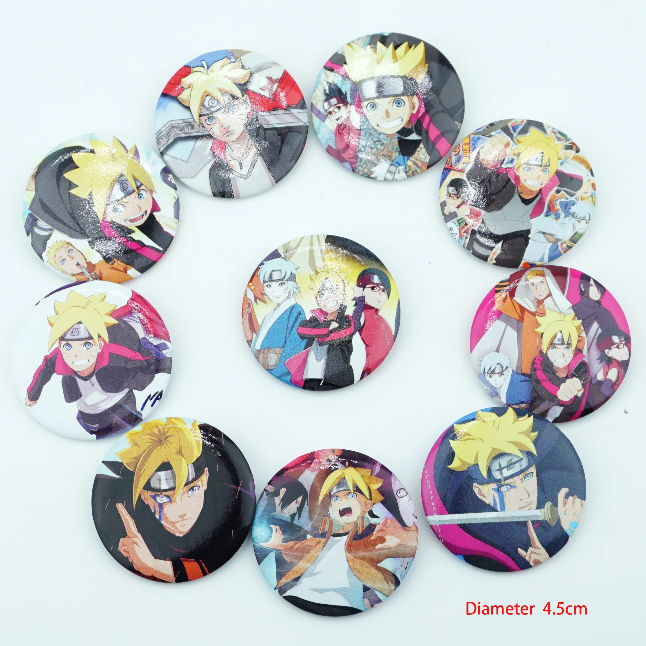 Значки из японского аниме Наруто нагрудные украшения для сумок косплея