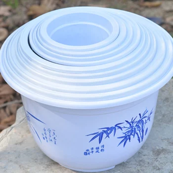 

HOT Large Plastic Flower Pot Round Thick Planter Garden Indoor Flowers Plant Pot NDS