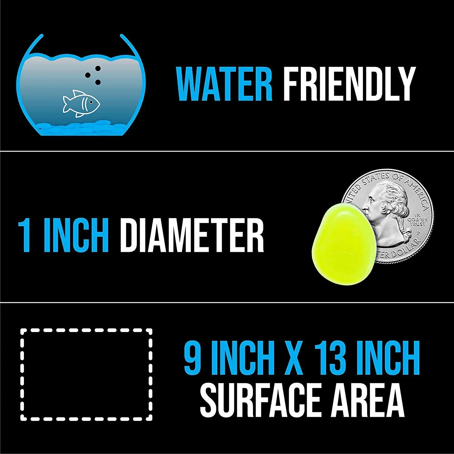 100Pcs Glow In The Dark Stones Resin Garden Glow Pebbles Indoor Outdoor Decorative Garden Fish Tank Aquarium Luminous Stones