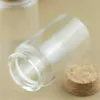 6 Piece 47*80mm 90ml Cork Glass Bottle Stopper Spicy Storage Jar Bottle Containers Glass spice candy Jars Vials DIY Craft 4
