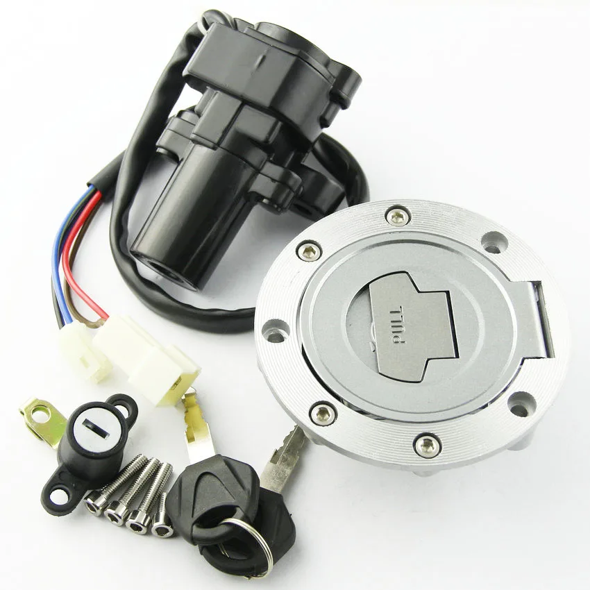 

Motorcycles Ignition Switch Gas Cap Seat Key Lock Set For Yamaha XT660 XT660Z Tenere MT03 MT-03 XJ6 XJ6F XJ6N FJ09 FZ09 FZ07