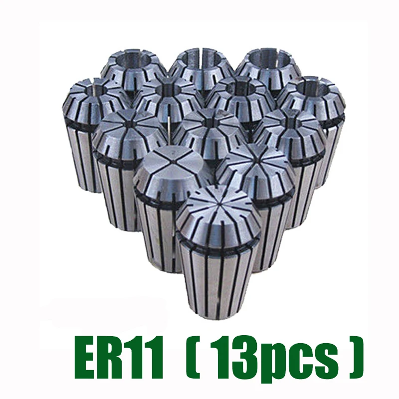 

ER11 Spring Collet Clamping Suitable for ER Collet Chuck Holder Range from 1mm to 7 mm 13pcs/lot