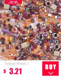 Taidian Miyuki 11/0 Japanese Seedbeads Pearl Picasso Glass Beadbracelet Jewelry Craft Necklace Accessories 5grams About 1000pcs