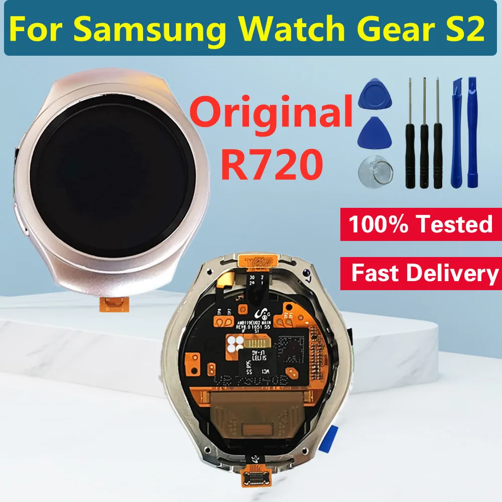 Оригинальный ЖК-дисплей для Samsung Watch Gear S2 R720 SM-R720 сенсорный экран дигитайзер