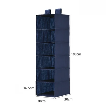 

6-Layers Home Hanging Storage Bag Shoe Rack Hanger Wardrobe Closet Organizer Home Organization Drawer Shelves