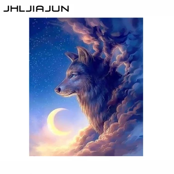 

JHLJIAJUN painting by numbers Animals' modern wall art picture acrylic paint on canvas used for home decoration artwork