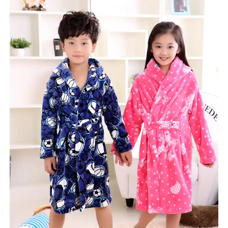 boys penguin dressing gown