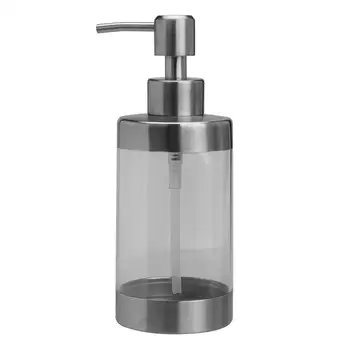 

350ml Stainless Steel Foam Soap Lotion Shampoo Dispenser Home Liquid Pump Bottle