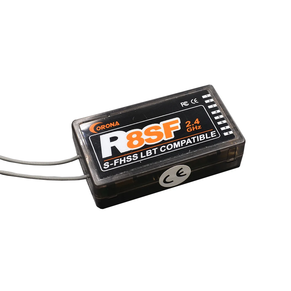 Corona 2 4G R8SF S FHSS/FHSS 8 канальный ресивер совместимая FUTABA T6 14SG|Детали и аксессуары| |