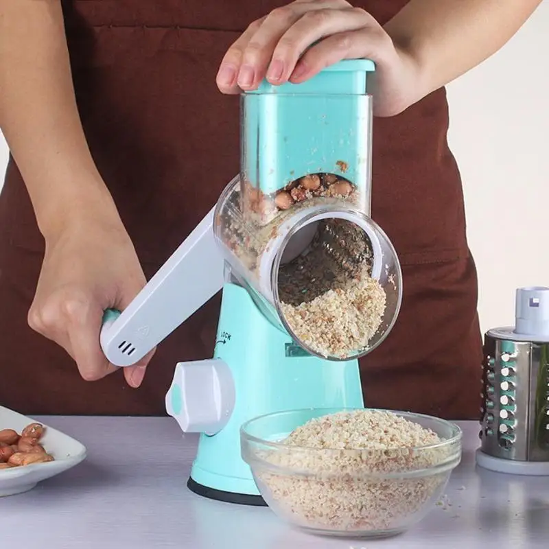 

Multifunctional Manual Vegetables Cutter Round Mandoline Cheese Slicer